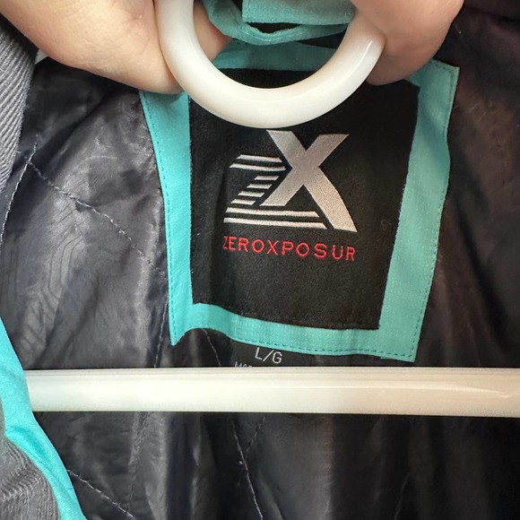 Zero xposur winter jacket ski style aqua blue size Large women’s - Picture 2 of 6